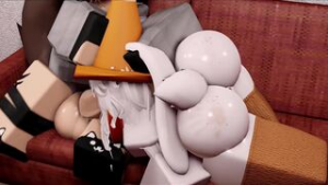 Who stole the traffic cone? - Roblox animation on Crohasit