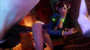 Widow + D.Va = W-HORSED (Sound) - ﻿3D animation on Crohasit