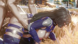 [Wocki3D][4K] Psylocke (Sound version) - ﻿3D animation on Crohasit