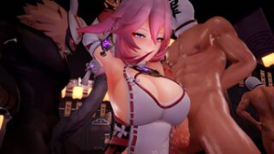 Yae Miko Only - Genshin Impact animation on Crohasit