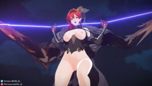 Yinlin gets pounded hard and creampied (3 scene edit) (sound) [Tir_Al] - ﻿3D animation on Crohasit