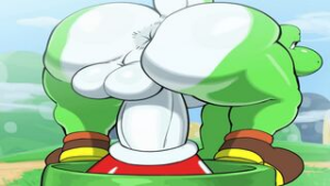 Yoshi And The Piranha Plant [Flait] - Mario animation on Crohasit