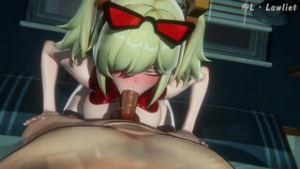 [ZZZ] Burnice sex - zenless zone zero animation on Crohasit