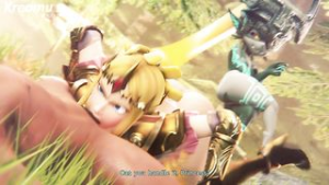 Zelda and Midna having a little friendly bonding moment – Kreamu - The Legend of Zelda animation on Crohasit