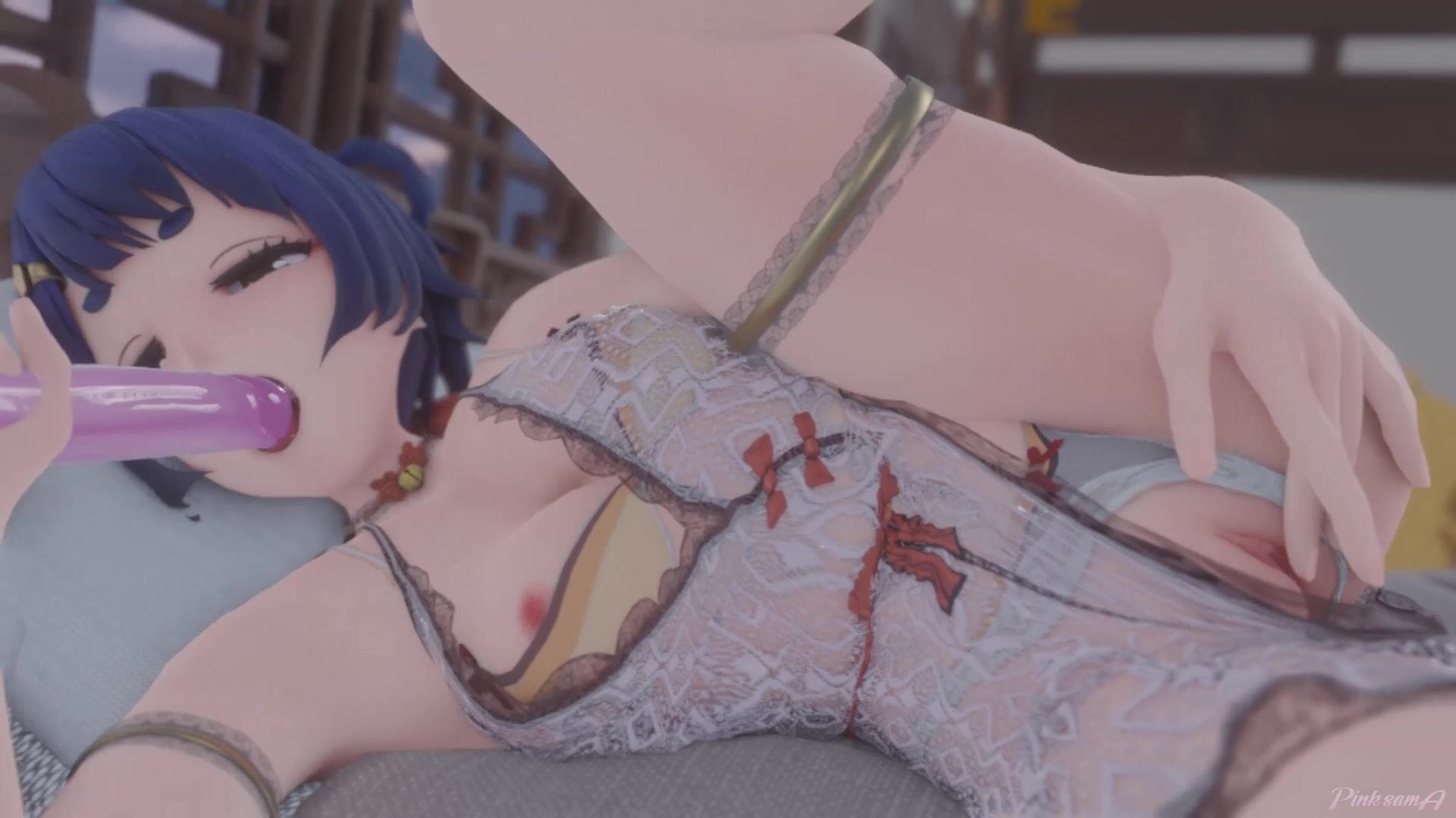 A Night in Liyue – Prank Gone Wrong WiP #3a - ﻿3D animation on Crohasit