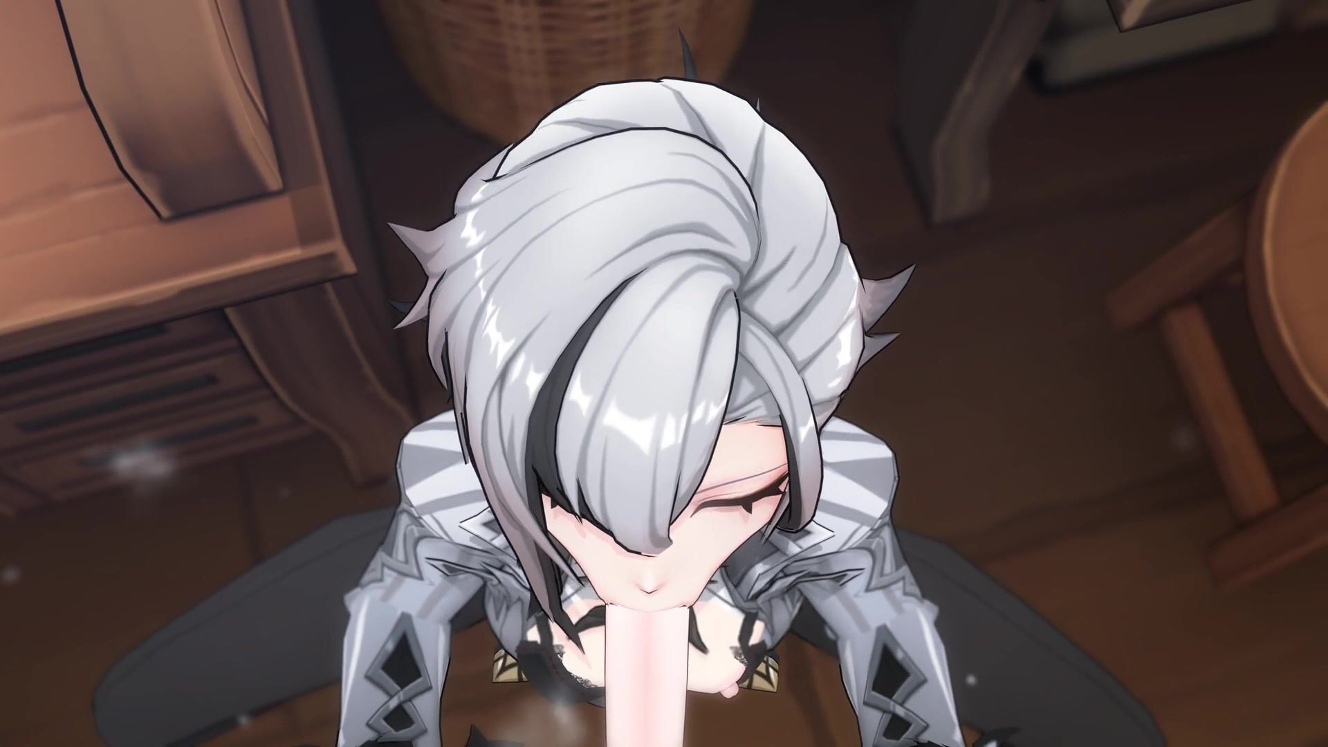 Arlecchino bj - Genshin Impact animation on Crohasit