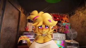 collection of all 5 fredina animatronics - Five Nights at Freddy's animation on Crohasit