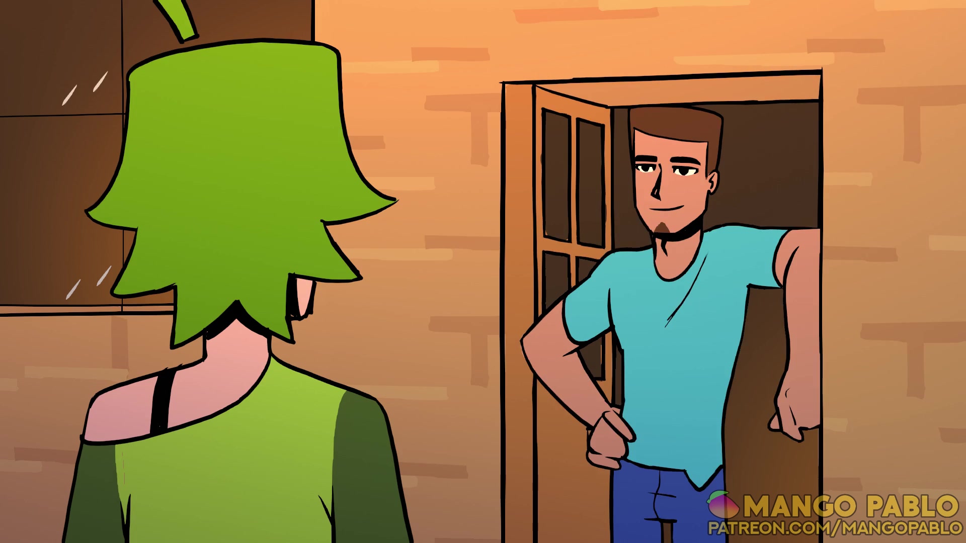 Edging a Femboy Creeper - Minecraft animation on Crohasit