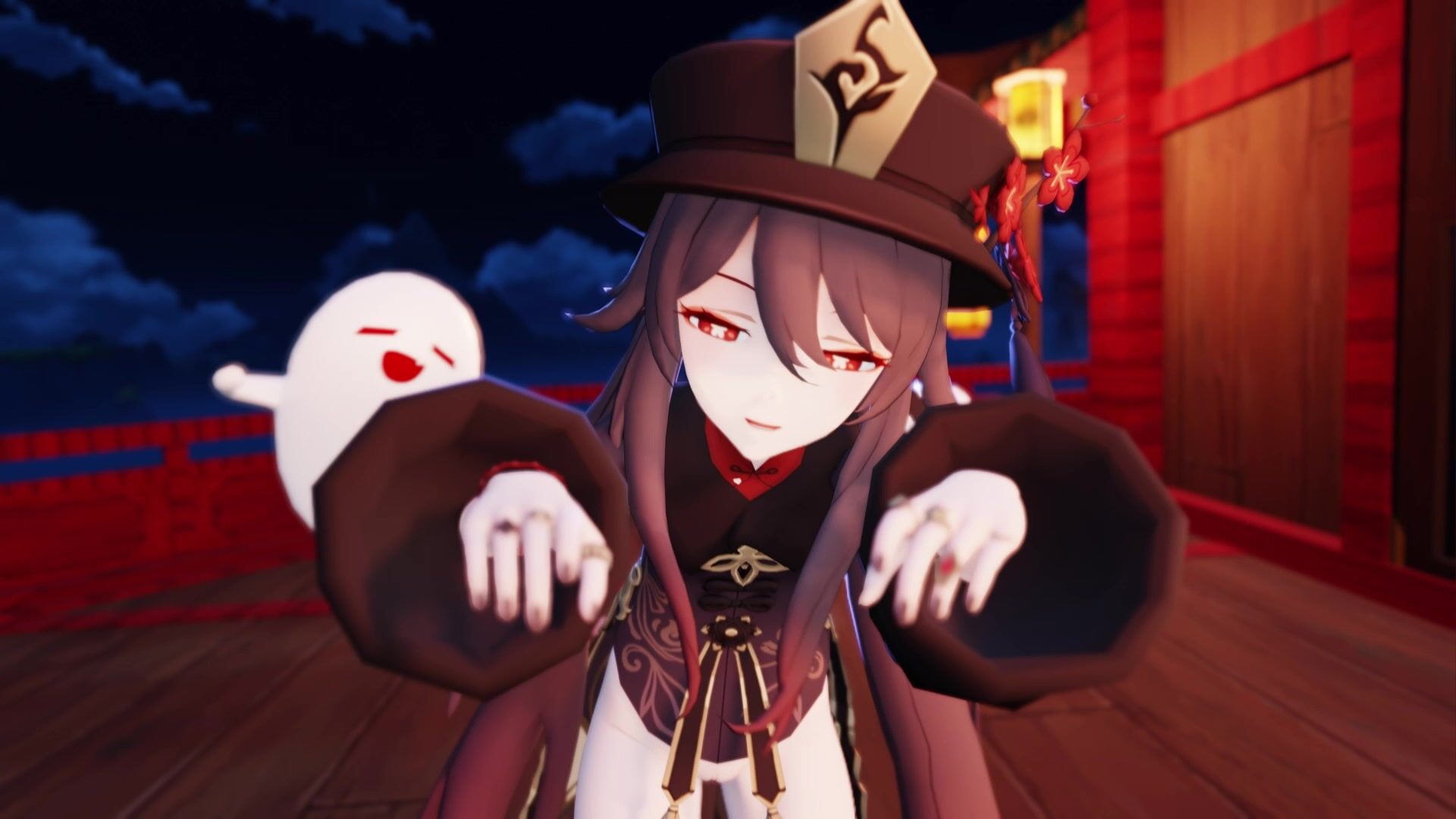 Hu Tao [ Dimm] - ﻿3D animation on Crohasit