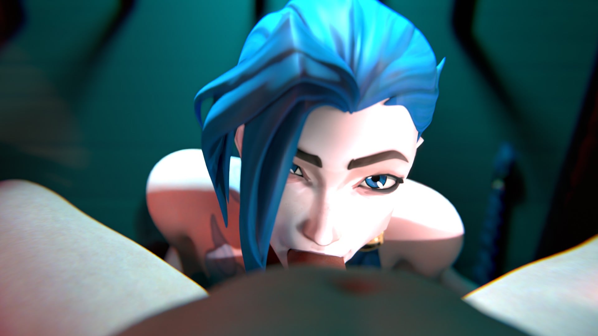 Jinx Blowjob Loop - ﻿3D animation on Crohasit