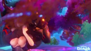 keqing x Mitachurl [Artist Dragk] - ﻿3D animation on Crohasit