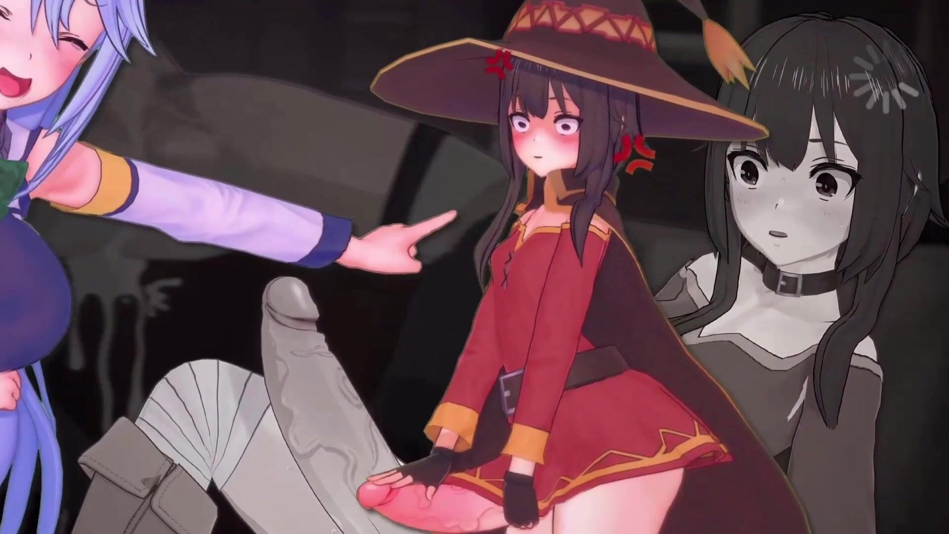 Konosuba Futa~Comp - ﻿3D animation on Crohasit