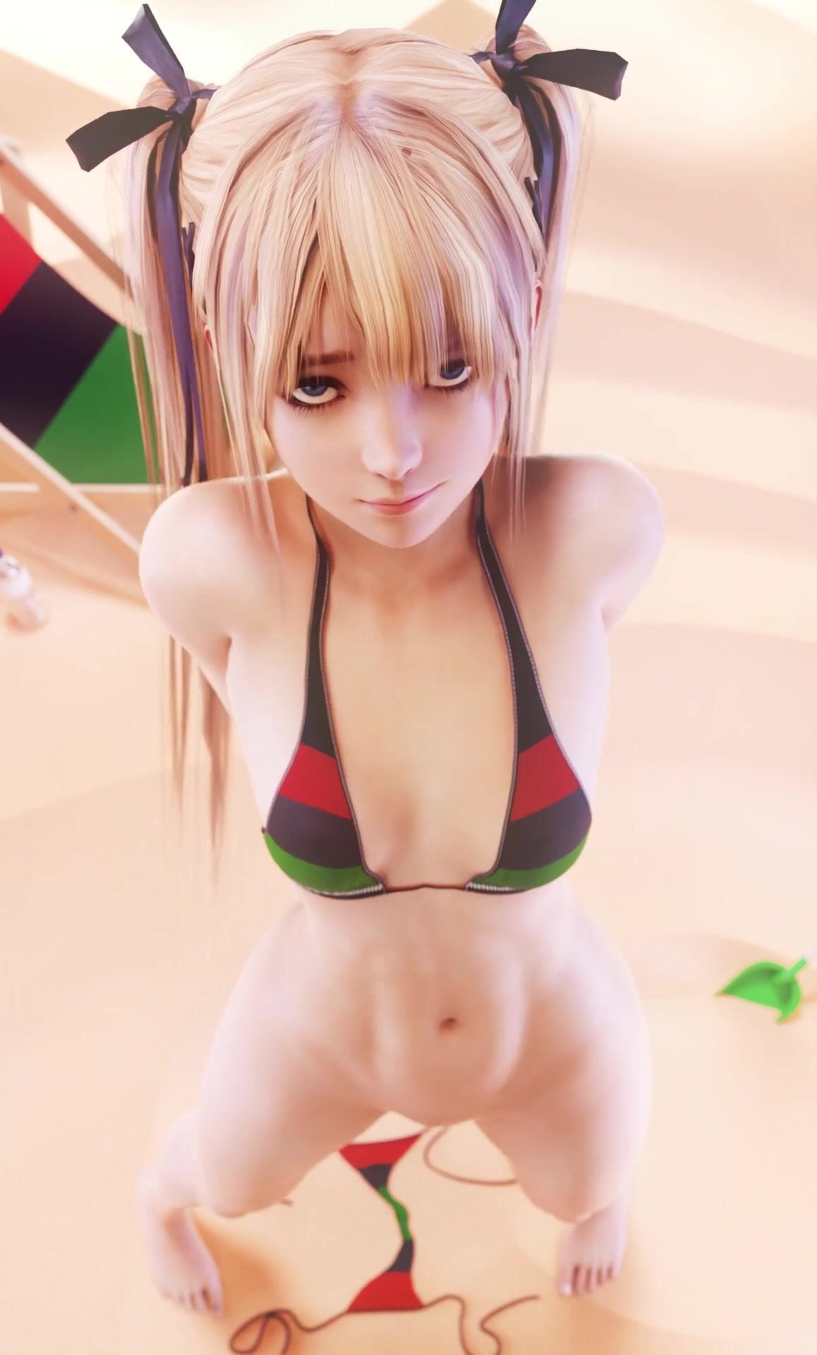 Marie Rose Teasing [kreamu] - ﻿3D animation on Crohasit