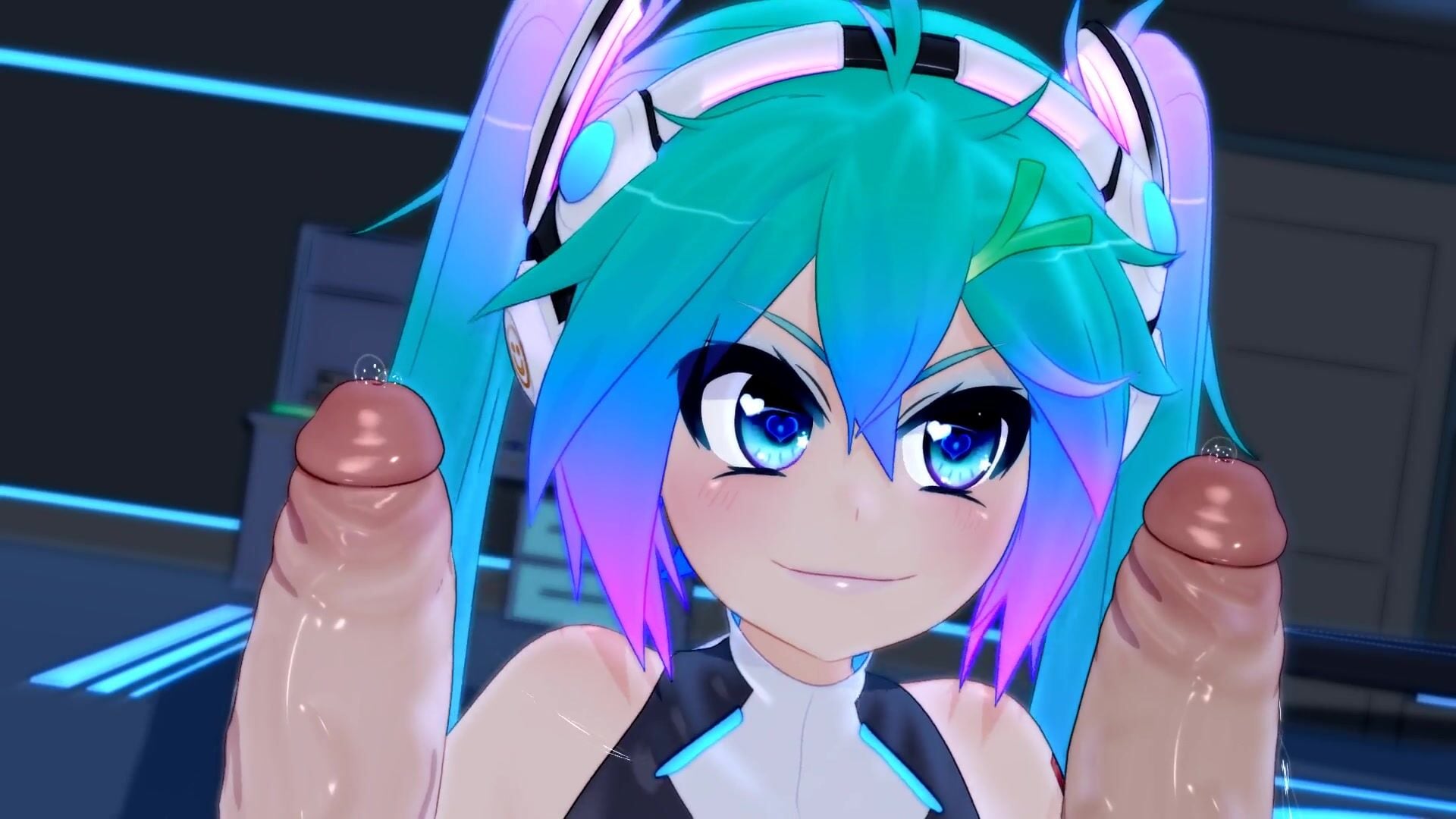 Miku’s Boy Toy Uncensored (Skintone A) [Mantis-X] - ﻿3D animation on Crohasit