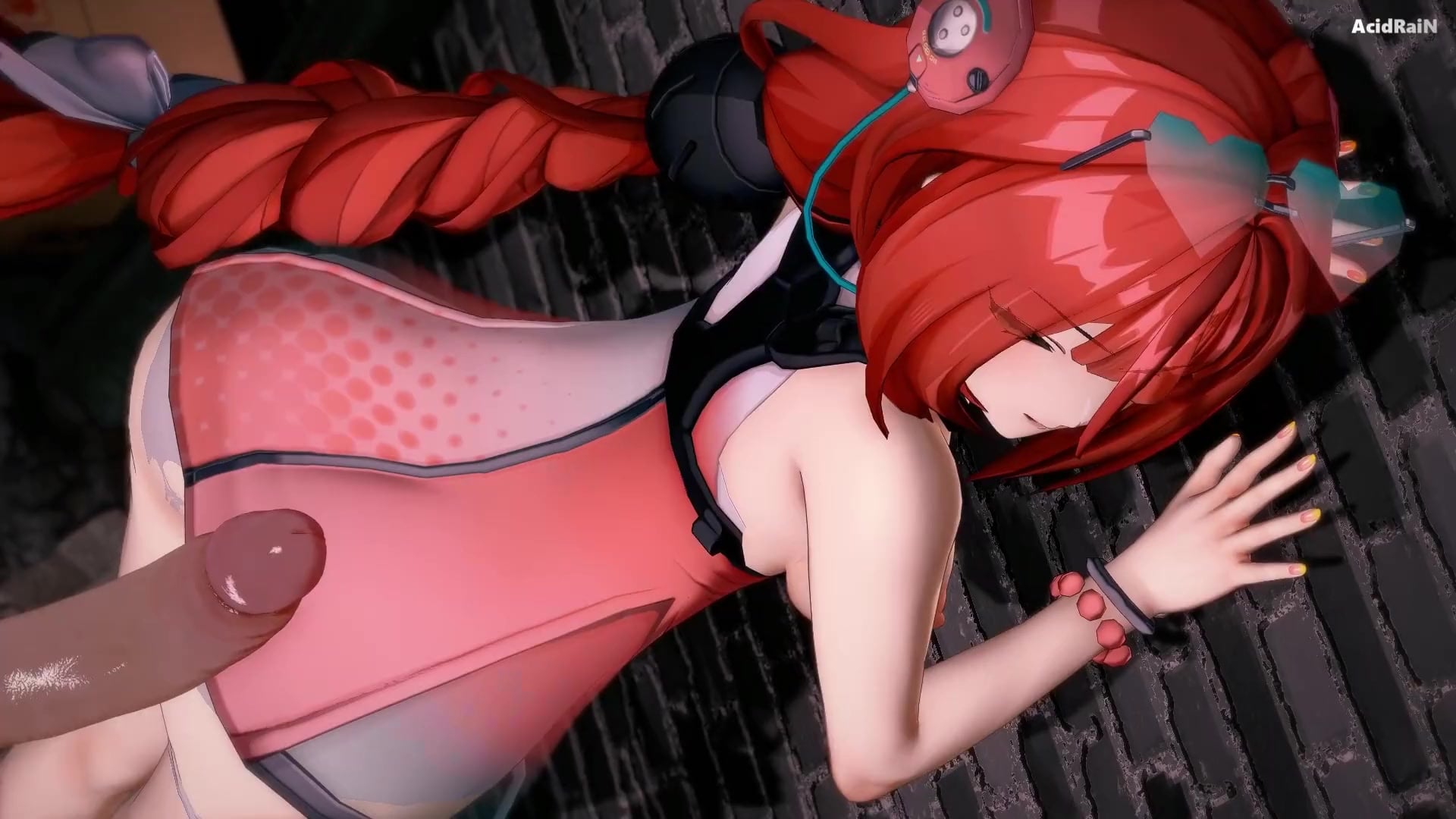 Yuzuha (Swimsuit+Bunny girl) x mob sex video [ZzZ] - ﻿3D animation on Crohasit