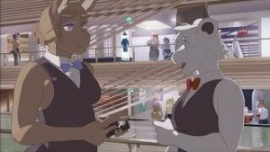 2 femboys hard at work - 2D animation on Crohasit