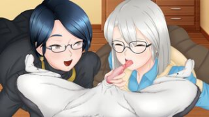 2 girls 1 doggy [Peakjump] - 2D animation on Crohasit