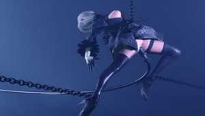 2B Struggle Trap – ScatterPhoenix - Nier Automata animation on Crohasit