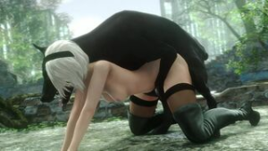 2B Takes Doggystyle Fucking (Noname55) - ﻿3D animation on Crohasit