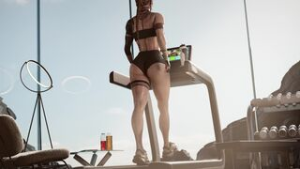 [4K] Lara Workout [Kisxsfm] - ﻿3D animation on Crohasit