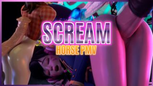 [4K PMV] SCREAM | Horses PMV - ﻿3D animation on Crohasit