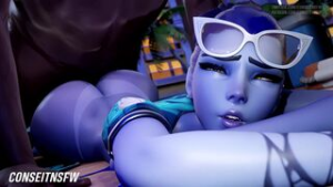 [4K] Widowmaker Enjoying The Night Life Activities [Blacked][Conseitnsfw] - ﻿3D animation on Crohasit