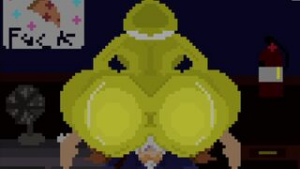 [4K] guard Night Shift - Five Nights at Freddy's animation on Crohasit