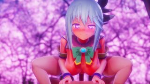 [4K]Aqua Cherry Blossom - ﻿3D animation on Crohasit