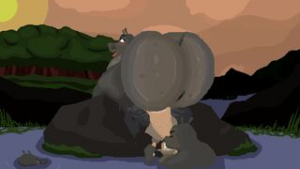 [4K]Gloria And Her Big Ass - madagascar animation on Crohasit