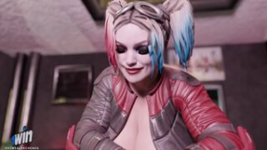 [4K]Harley Qeen Clothed - ﻿3D animation on Crohasit