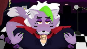 [4K]If you last 2 minutes with Roxanne you get FREE PIZZA FOR LIFE - Five Nights at Freddy's animation on Crohasit