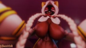 [4K]Taokaka x Dude - BlazBlue animation on Crohasit