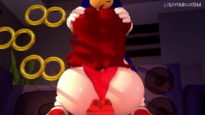 [4k] Sonic x FNF (sound) - ﻿3D animation on Crohasit