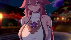 A Date with Yae [Zaphn] Sub español Nekobot - Genshin Impact animation on Crohasit