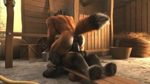 A Fox In The Stable, In Another Universe [H0rs3] HD - ﻿3D animation on Crohasit