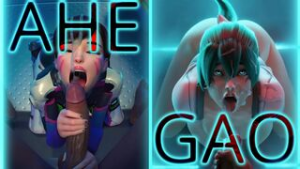 AHEGAO – HMV - ﻿3D animation on Crohasit