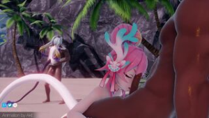 [AKT] Rozaliya and Liliya - Honkai Impact animation on Crohasit