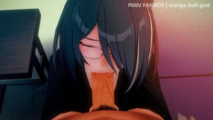 Acheron_Honkai Star Rail [Orange-half-god] - Honkai Star Rail animation on Crohasit