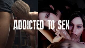 Ada, Ashley, and Claire addicted to sex - Resident Evil animation on Crohasit