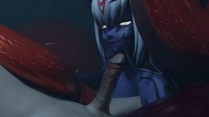 Alice Hell Tail (DigiDarling) - ﻿3D animation on Crohasit