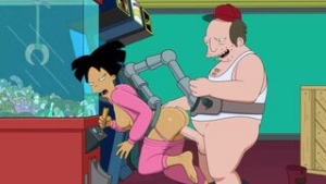 Amy and Sal - Futurama animation on Crohasit