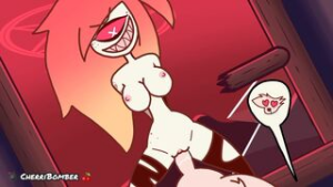 Angel Dust & Cherri Bomb (Cherribomber) - Hazbin Hotel animation on Crohasit