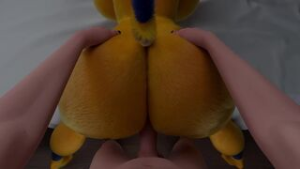 Animal Crossing – Ankha doggystyle - ﻿3D animation on Crohasit