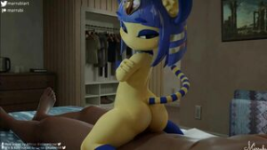 Ankha Reverse Cowgirl 3rd POV – Marrubi - Animal Crossing animation on Crohasit