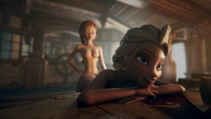 Anna & Elsa – Dirty Fantasy [Tokpok3D][NO WM] - ﻿3D animation on Crohasit