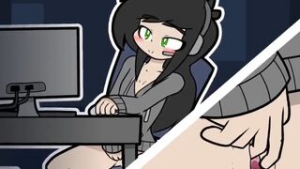 Arc’s Masturbation While on Discord Call - 2D animation on Crohasit