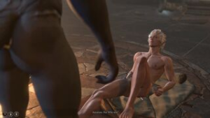 Astarion and Tiefling Musc – act 1 romance - ﻿3D animation on Crohasit