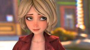 Aunt Cass cosplays Maria - Big Hero 6 animation on Crohasit
