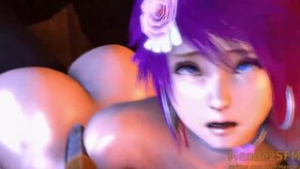 Ayane is captured - ﻿3D animation on Crohasit