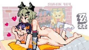 Belle and Caesar are having fun - zenless zone zero animation on Crohasit